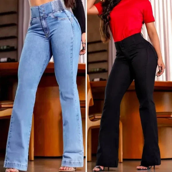 Kit 2 Calças Jeans Ultra Modeladoras Flare