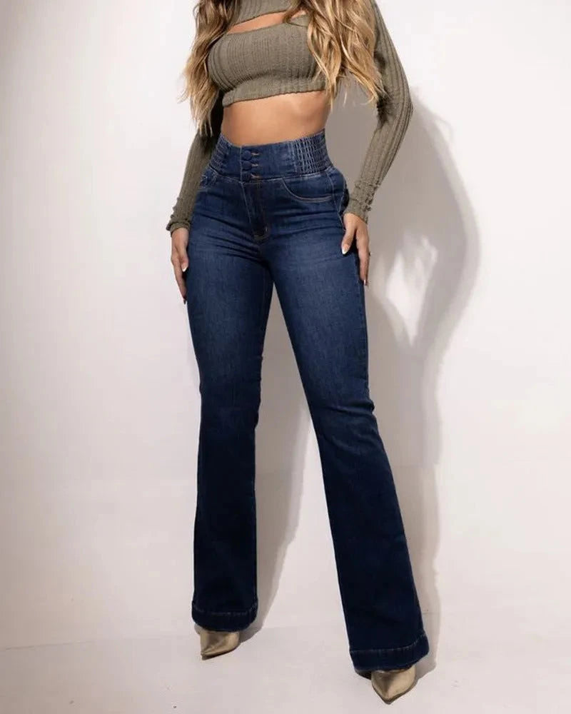 Kit 2 Calças Jeans Ultra Modeladoras Flare