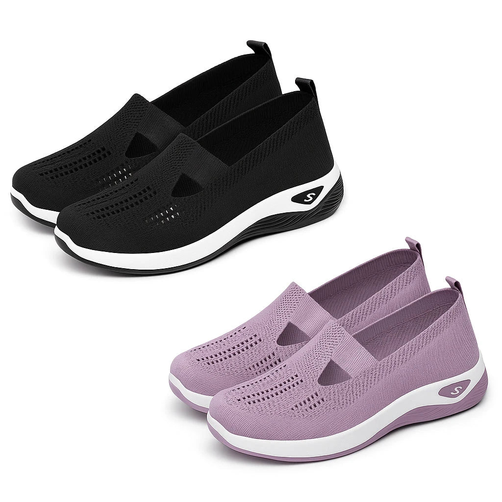 Promoção 2 Tênis Ortopédico Ultra Comfort Calce Fácil + Palmilha grátis