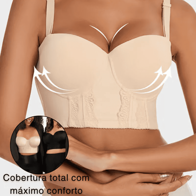 Sutiã Corset Modelador – Elegância e Sustentação [COMPRE 1 LEVE 2] + Frete Grátis