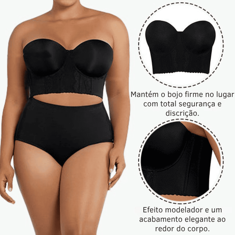 Sutiã Corset Modelador – Elegância e Sustentação [COMPRE 1 LEVE 2] + Frete Grátis