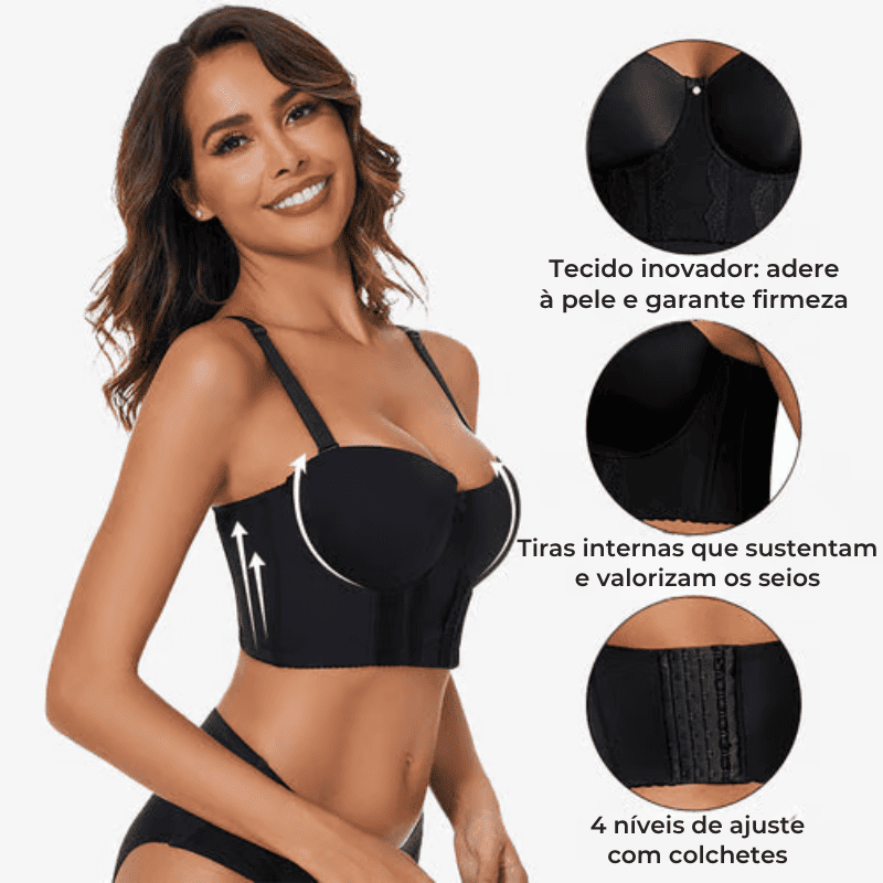 Sutiã Corset Modelador – Elegância e Sustentação [COMPRE 1 LEVE 2] + Frete Grátis