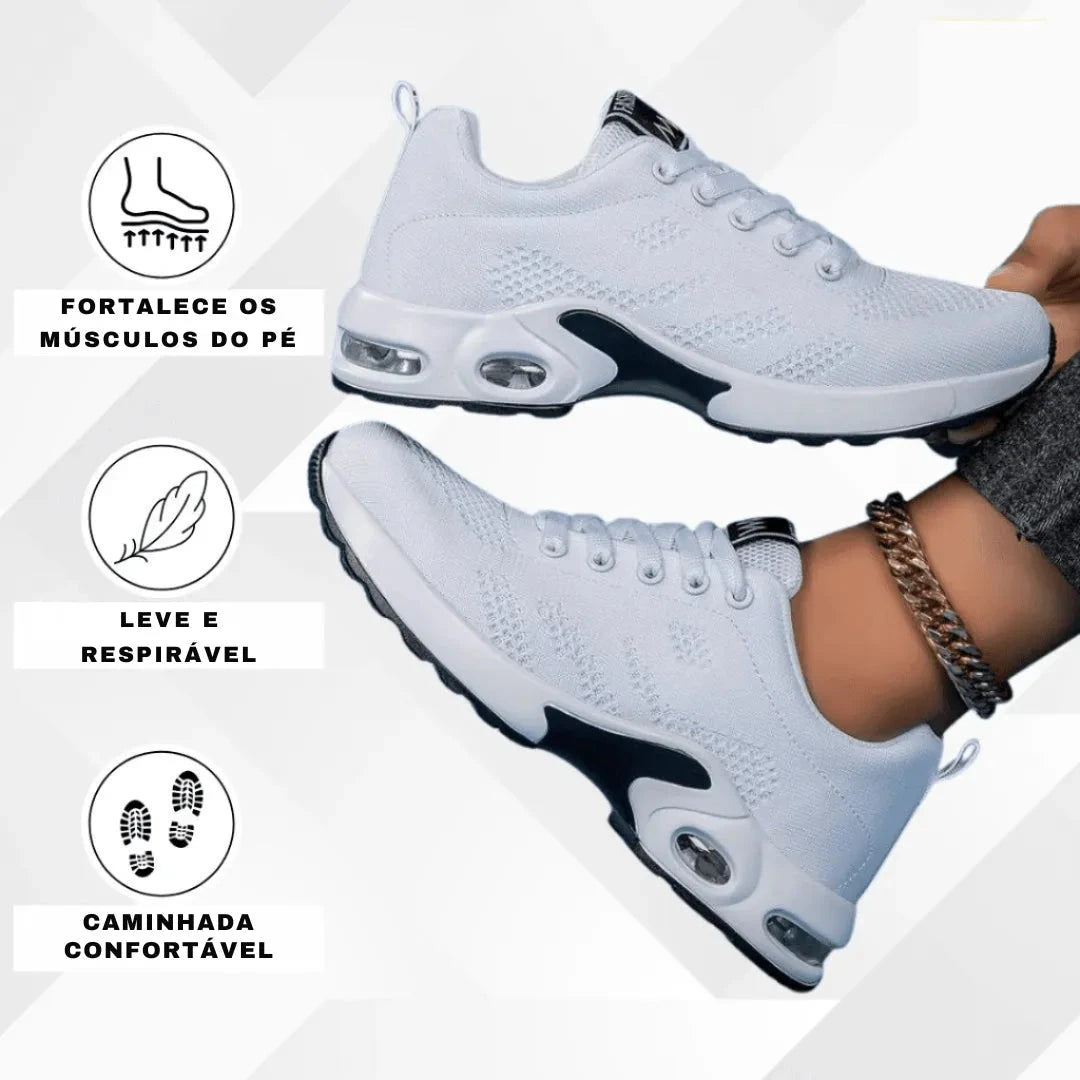 Tênis Ortopédico ConfortEase + Palmilha Ortopédica Grátis